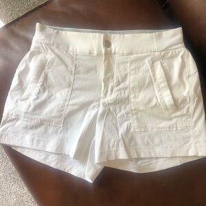 Women's White Casual Shorts
